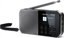 Sharp DRP520GY Osaka Radio digitale portatile con Bluetooth colore grigio