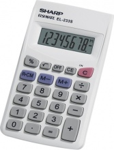 Sharp EL233SB Calcolatrice tasca LCD 34 g