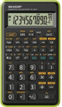 Sharp EL501TBGR Calcolatrice Scientifica 10 cifre Nero Verde
