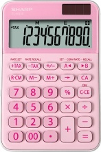 Sharp ELM335BPK Calcolatrice da Tavolo 10 cifre Rosa