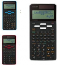 Sharp EL-W531TGBWH Calcolatrice Scientifica 10 + 2 cifre Celle Solari