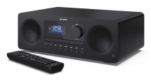 Sharp SHAXLB720DBK Mini Hi-Fi Audio Potenza 60 Watt DAB DAB+ FM Bluetooth CD-MP3 Nero