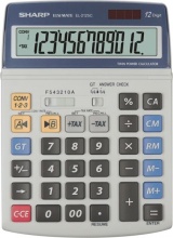 Sharp SH-EL2125C Calcolatrice finanziaria 12 cifre colore Nero. Blu. Grigio