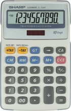 Sharp SH-EL334FB Calcolatrice finanziaria 10 cifre colore Grigio -  EL-334F