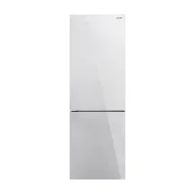 Sharp SJ-NBA31IEWGD Frigorifero Combinato 341 Lt Classe D No Frost Vetro Bianco