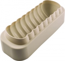 Silikomart 20360130065 Stampo in Silicone per Dolci Meringa 25 x 9 x 7,5 cm - 3Design