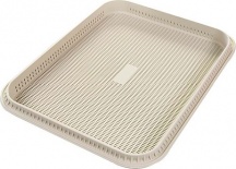 Silikomart 21003130065 Stampo in Silicone per Dolci Focaccia Bread 345 x 265 x 28 H mm Beige