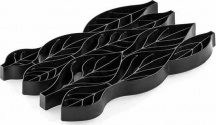 Silikomart 53151200065 Stampo in Silicone per Dolci Foglie 24 x 15 x 2 cm colore Nero