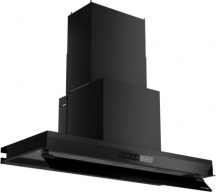 Silverline 3129.9.733.28 Cappa Filtrante da Incasso 90 cm Classe A Nero  Inside 3