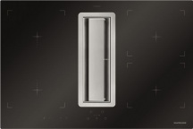 Silverline 3413.4.733.02 Piano Cottura Induzione Aspirante Cappa Cucina 80cm Nero 3413 Flow-In