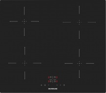 Silverline IH5445B01 Piano Cottura Induzione 4 Fuochi 60 cm Nero