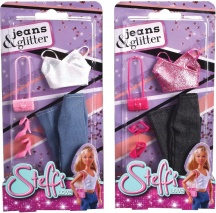 Simba 105723669 Steffi Love Abiti Jeans Bambola Glitter 3+ Anni
