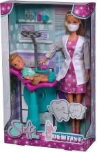 Simba 105733514 Steffi Love Dentista Incluso Timmy Sedia Operatoria Accessori 3+