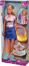 Simba 105733538 Steffi Love Baby Bagcon Baby Bag e Biberon 3+ Anni