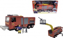 Simba 109252516038 Sam Il Pompiere Camion Jupiter Pro Peluche 3+ Anni