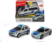 Simba 203712014038 Dickie SOS Police Unit Mezzo stradale Veicolo Giocattolo in 1:32 3+ Anni