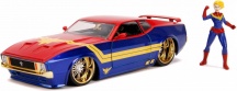 Simba 253225009 Jada Marvel Captain Marvel 1973 Ford Mustang Mach 1 con Figure 1:24 8+