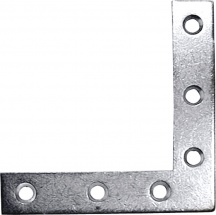 Sipa 62 Angoli di Rinforzo Zincati dimensioni 5x5 cm Confezione 100 pz
