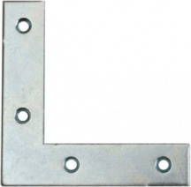 Sipa 63 Angoli di Rinforzo Zincati dimensioni 6x6 cm Confezione 100 pz