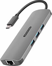 Sitecom CN-382 Adattatore Multiport USB-C  HDMI  SD  Jack 3.5 mm colore Nero