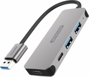 Sitecom CN-399 Hub USB 4 porte 5000 Mbits Grigio
