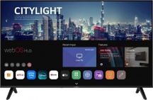 Smart Tech 55QW02K1 Smart TV 55" 4K UHD QLED WebOS DVB-T2CS2 Classe E Nero