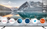 Smart Tech SMT55UV10V1 Smart TV 55 Pollici 4K Ultra HD Display D-LED colore Nero
