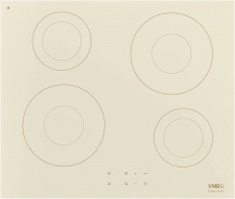 Smeg SI2641DP Piano Cottura 4 Fuochi Induzione 60 cm in Vetro Crema  Universal