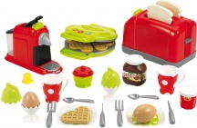 Smoby 2647 Maxi Set per la Colazione Playset per Bambini da 18+ Mesi
