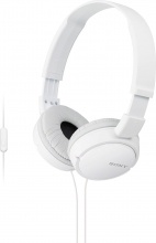 Sony MDR-ZX110AP Cuffie con filo, Microfono, Colore Bianco