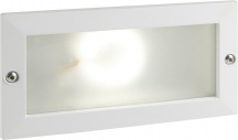 Sovil 9921502 Segna Passo Incasso Rettangolare Aperto Escape Bianco 10 Watt