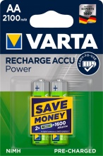 Spectrum 56706101402 Varta Batterie Ricar. Mah 2100 Stilo Bl2 Blister  10