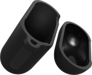 Spigen 39345 Custodia Silicone Fit Airpod Black