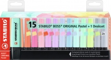 Stabilo 06027015 Boss Original Pastel Evidenziatore 15 Pz Smussato Multicolore 1868252
