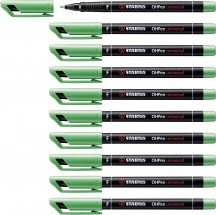 Stabilo 84236 OHPen universal permanent 10 Pack Verde Tipo di punta