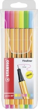 Stabilo 886-1 Point 88 Penna Tecnica Fine Multicolore 6 Pz