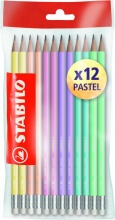 Stabilo F52269 Matita in grafite Swano pastel Eco Pack da 12 colori assortiti