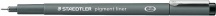 Staedtler 308-079 Pigment Liner Fineliner 0.7mm Marcatore Nero