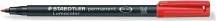 Staedtler 317-2 Marcatore permanente Rosso Tipo di punta 10 pezzi