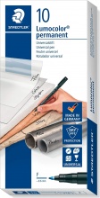 Staedtler 318-3 Marcatore permanente Blu Tipo di punta 10 pezzi