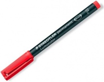 Staedtler 318-2 Lumocolor marcatore permanente Rosso Tipo di punta 10 pezzi