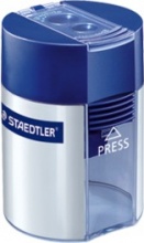 Staedtler 512 001 Temperino Temperamatite Manuale Blu, Argento