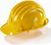 Stamplast 12.01.220.02Z Elmetto Protezione Omologato Ce En397 Giallo Pezzi 6