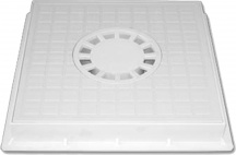 Stamplast CSIF40-01 Chiusino Con Sifone Centrale cm 40x40