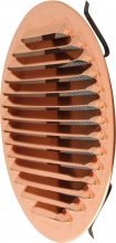 Stamplast GR120-160-01 Griglia Aerazione in Rame con Molle fissaggio � 175 mm