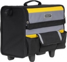 Stanley 1-97-515 Borsa Attrezzi Valigia porta Attrezzi trolley con ruote 6 tasche 1-97515