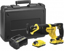 Stanley SFMCS300D2K-QW Sega Gattuccio Elettrica 2 Batterie 2Ah 18 V SFMCS300D2K Fatmax V20