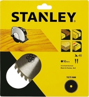 Stanley STA13125-XJ Lama Per Sega Circolare Denti Medi � 170 mm Foro 16 Mm