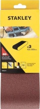 Stanley STA33251-XJ Nastro Abrasivo Per Levigatrici a Nastro mm 100x560 gr 80