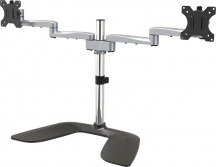 StarTech ARMDUALSS Supporto Doppio Monitor Snodabile Acciaio e Alluminio